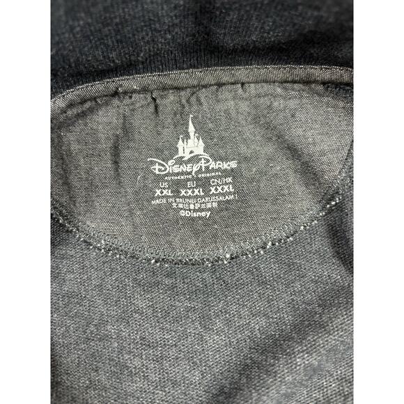Disney Parks 2018 Tunic Sweatshirt Dark Grey Plus Size XXL Embroidered - Picture 3 of 11